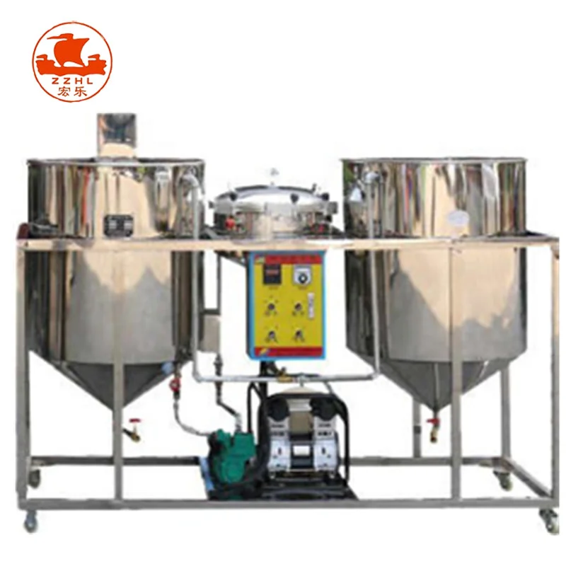 Good Rice Bran Oil Refining Plant Machine to Refine Vegetable Peanut Oil