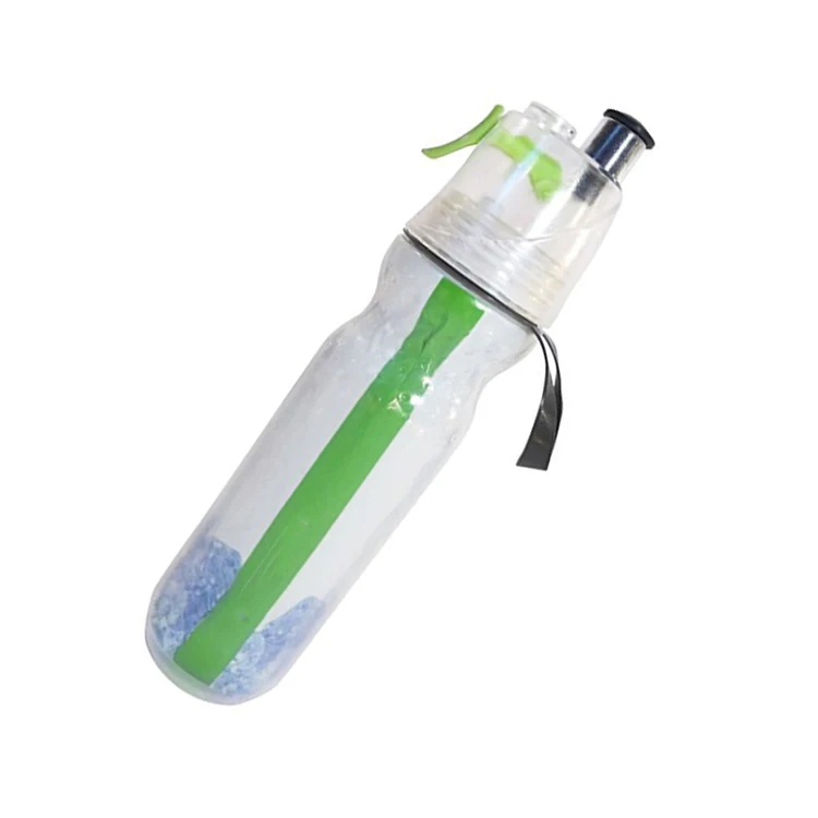 Hot Sale New Double Spray Water Bottle Squeeze Water Bottles Cold Cycling Cup Travel Bicycle Riding Drinking Tool
