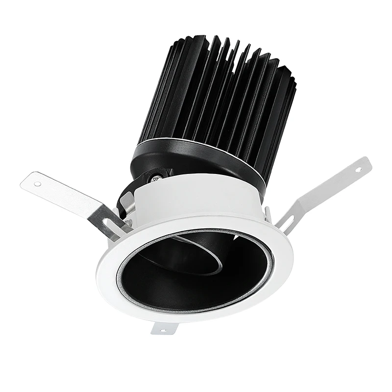 AC110/220V 90Ra Bracket LED COB Downlight Dimmable Recessed Surface-Mounted LED Downlight with ETL CE Its Clip Model Hotels IP54