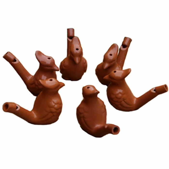 new children toys food safety custom bird clay whistle