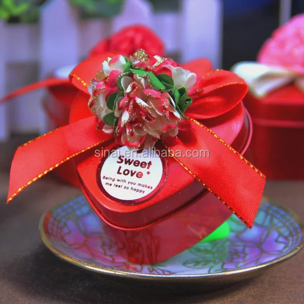 
Red Heart Shape Candy Box 