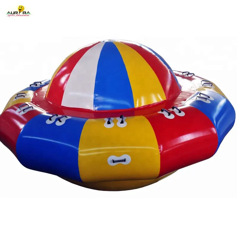 Inflatable Spinning UFO Towable Tube For Water Entertainment Inflatable Water Rotating Disco Boat (62126462430)