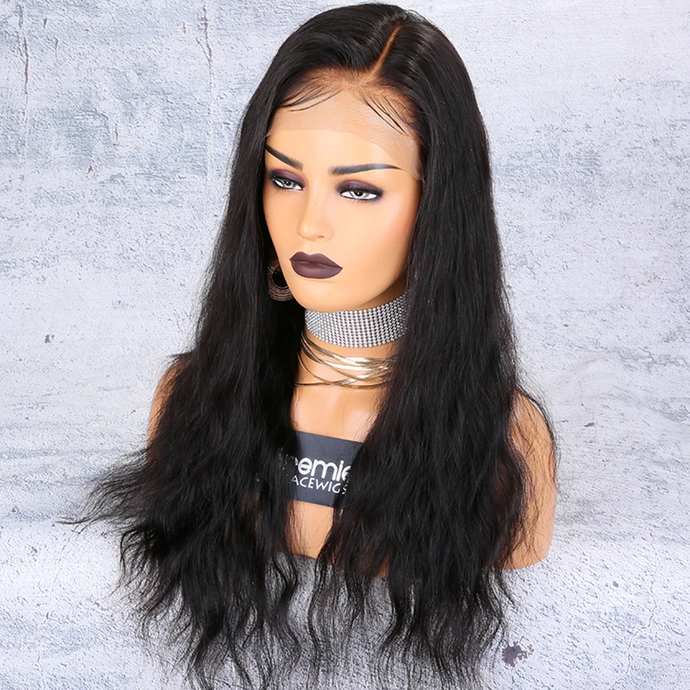 Paypal accept 12 inch to 24 inch virgin brazilian remy human hair full lace wigs transparent lace wig