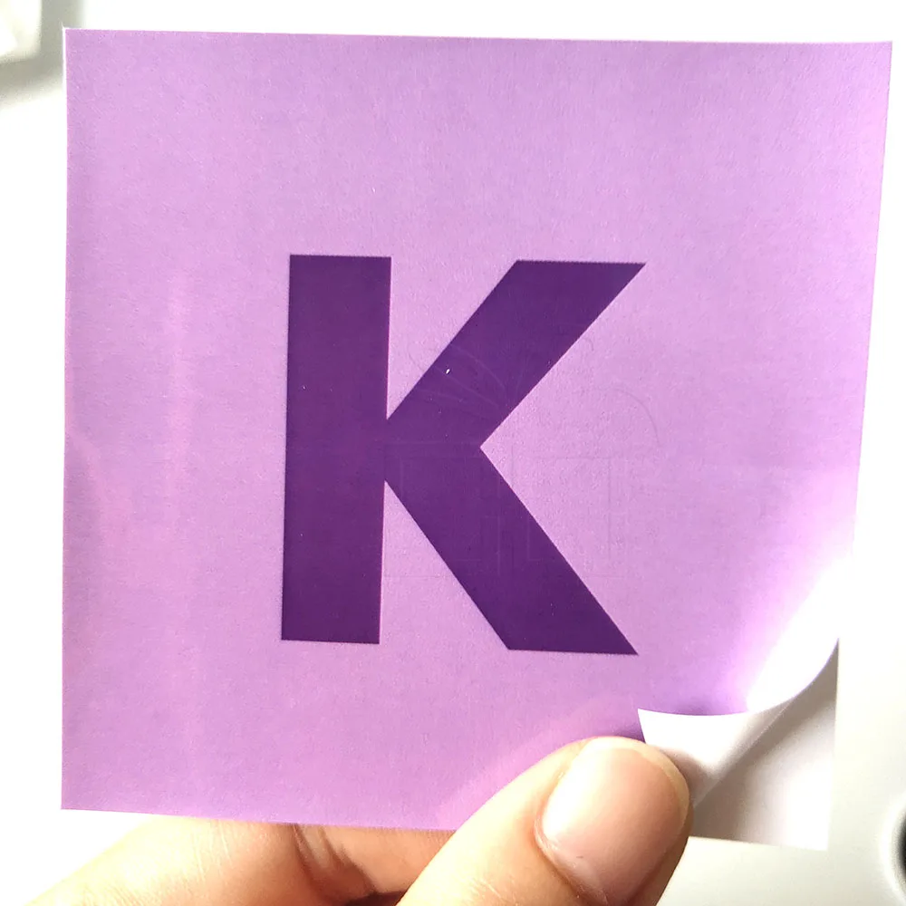 UV Printing Waterproof Alphabet Word Letter Custom Die Cut Vinyl Stickers