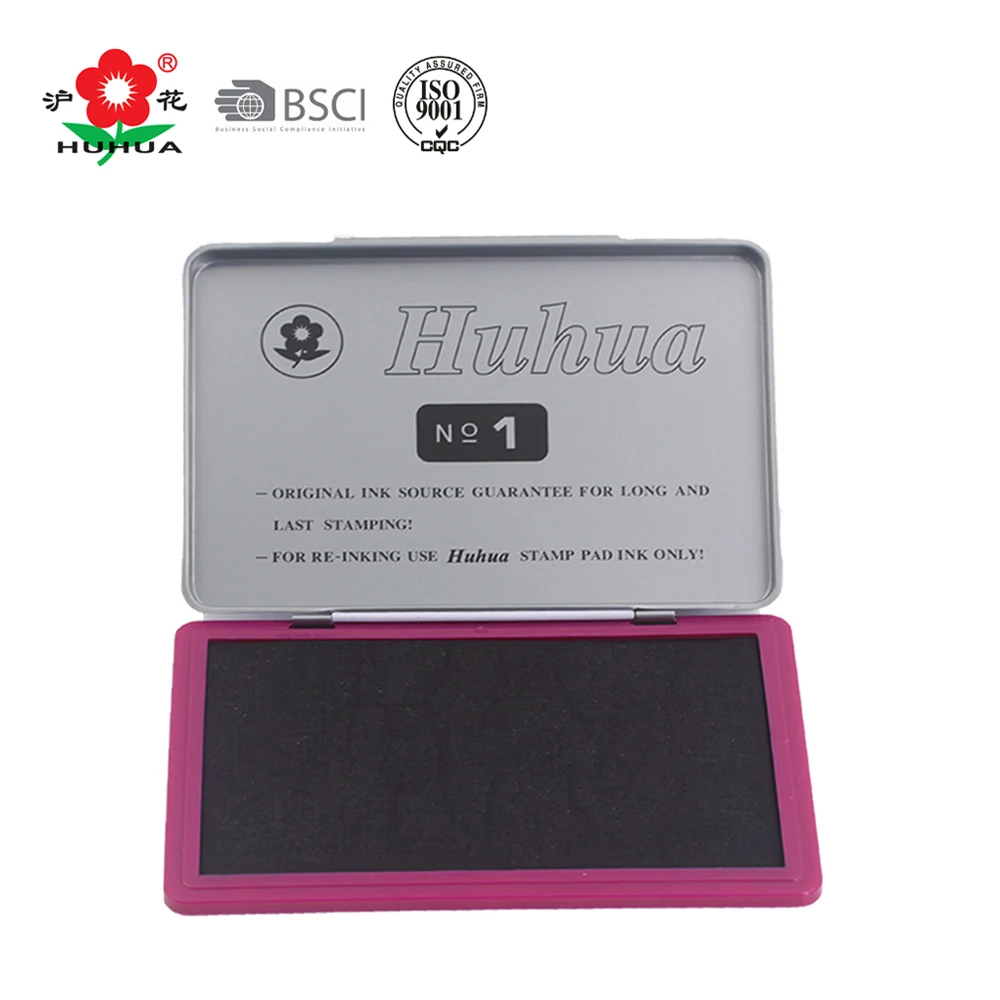 metal case stamp pad office ink pad refill ink stamp pad