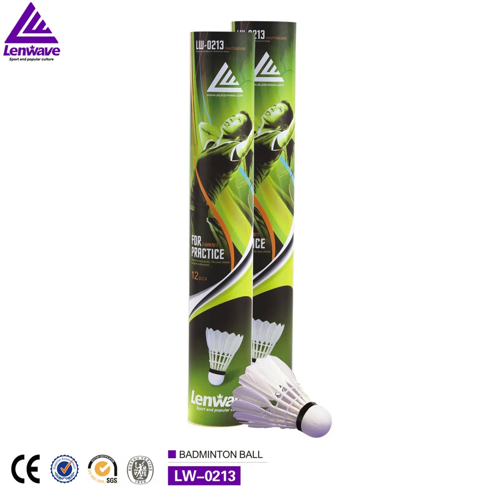 Lenwave factory price duck feather badminton shuttlecock