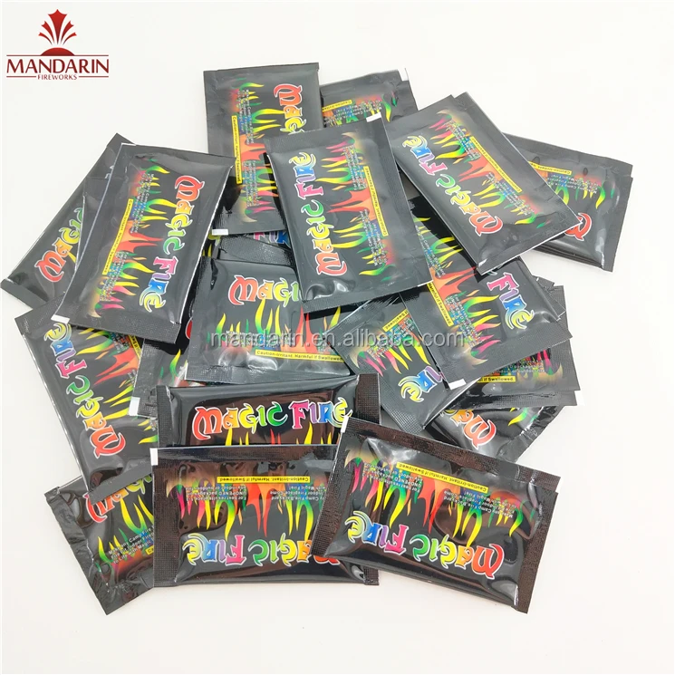 Дешевая цена, волшебный цвет, огненный порошок, огненный лагерь, красочное пламя для деревянных огней
