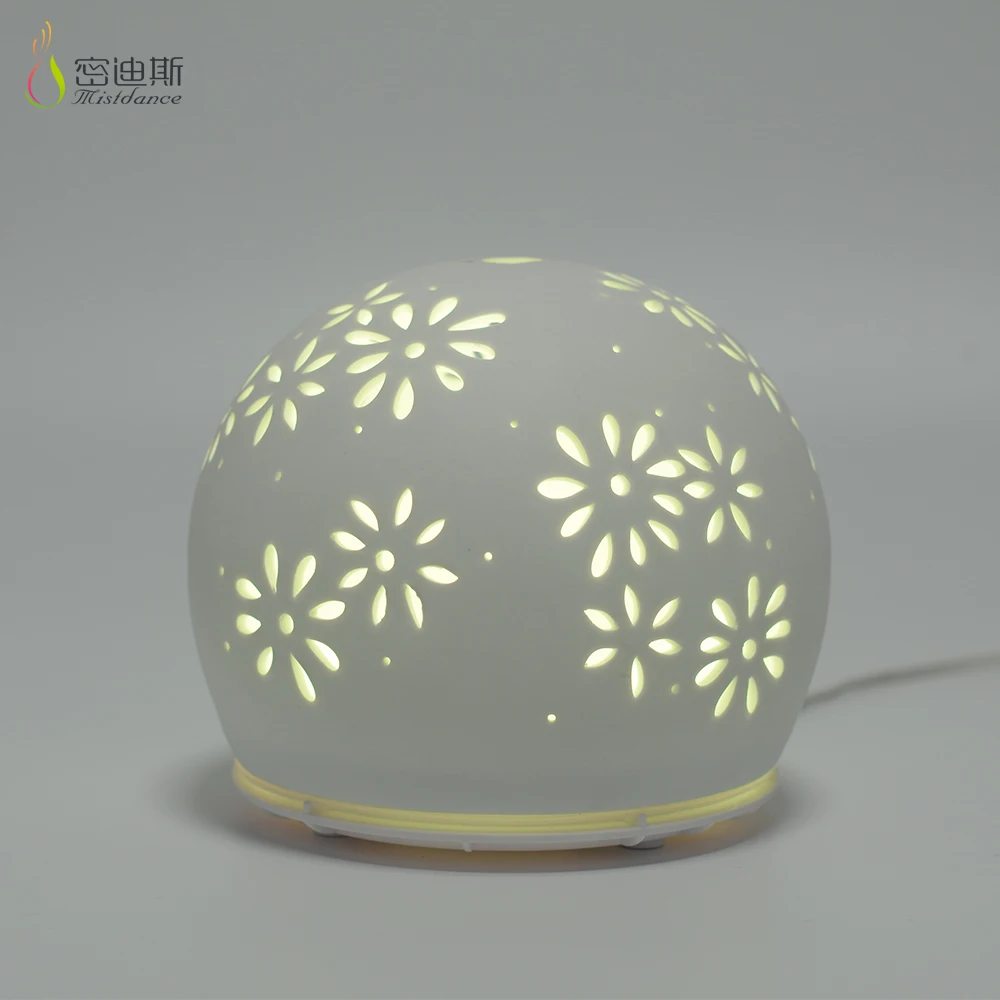Carved ceramic electric diffuser essential oil accessories electric perfume and mist diffuser electric fragrance oil lamp