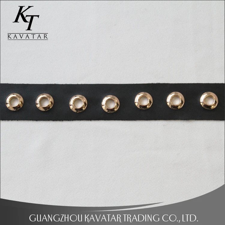 Высококачественные кожаные золотые петли шириной 3,5 см для одежды, оптовая продажа петель для ремня