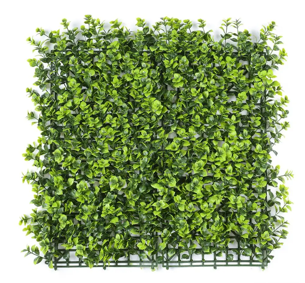 Fashion decorate UV protected outdoor artificial grass plant wall panel 50x50 100x100 cm