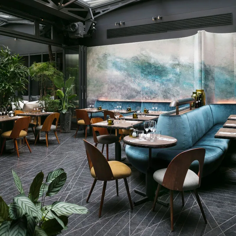 
3-5 Stars Modern Dining Chair Sets Hotel Restaurant Furniture 