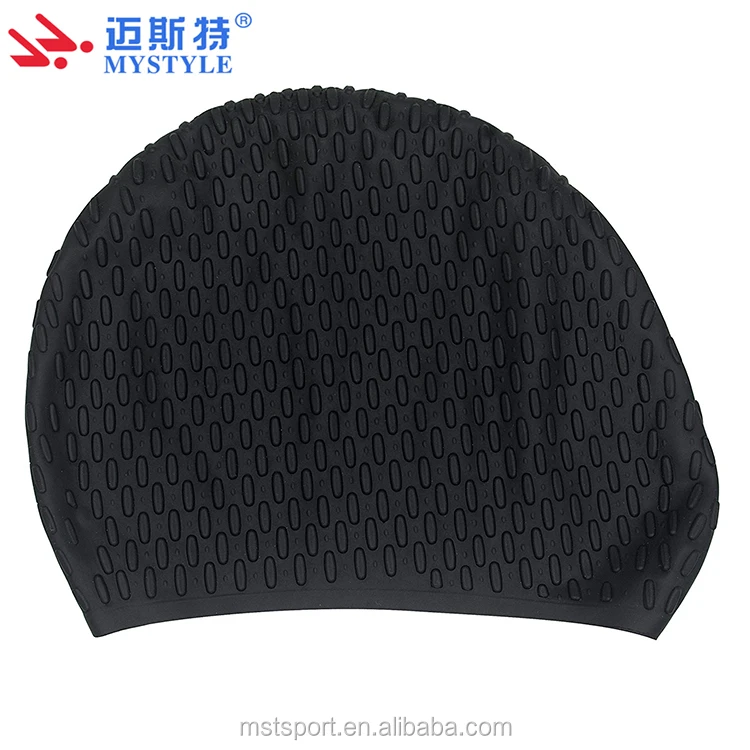 Funny cool water drop swimming caps