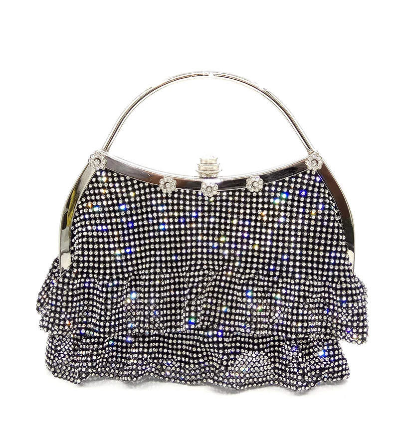 
Luxury ladies diamond tote bag evening dinner clutch bag 