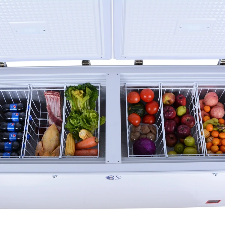 solar powered commercial use deep freezer with big compressor