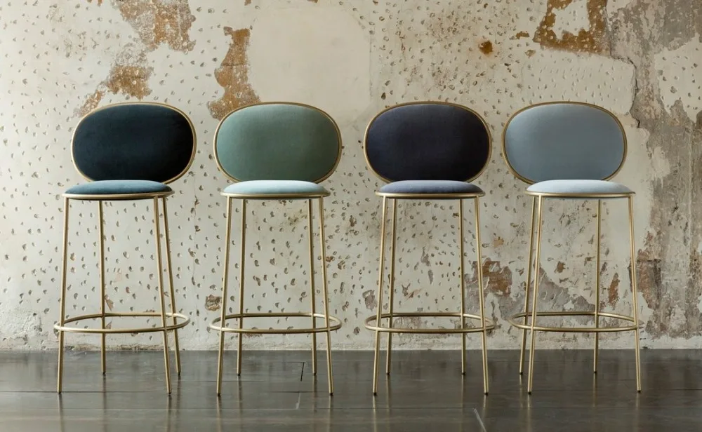 
Classic style luxury gold wire furniture Steel Stay Nika Zupanc Dining chair 