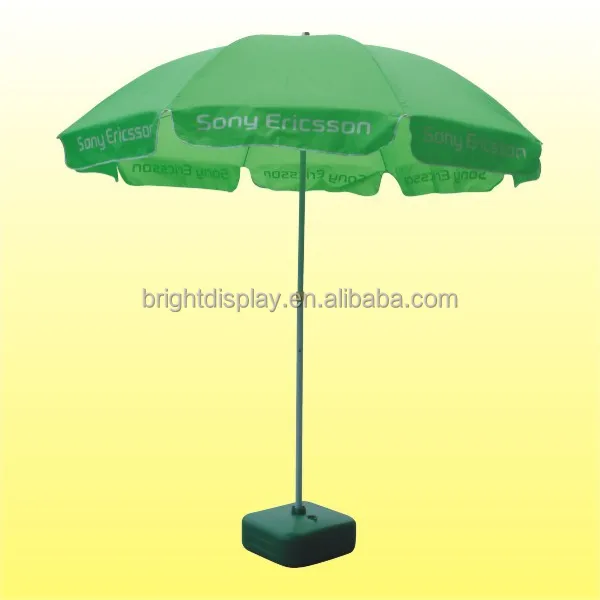 Advertising beach umbrella with logo printing for outdoor