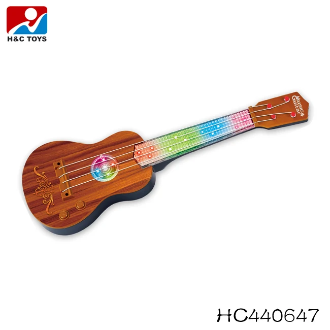 Kids 15 keys cartoon lion shape electric guitar toy with light and music