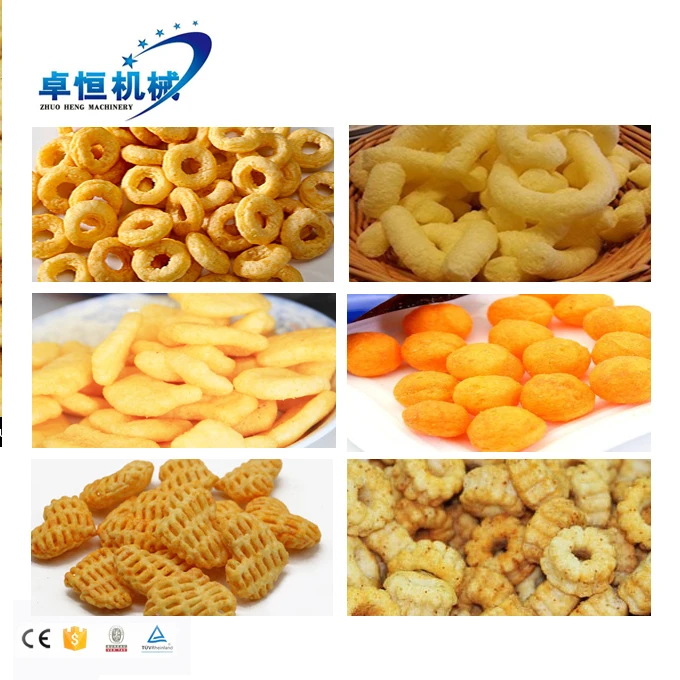 puffed rice making machine popcorn chips snack machinery