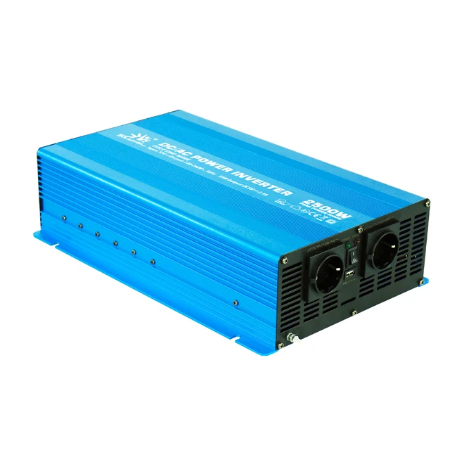 2500W 12v 24v 48v DC To AC 110v 120v 220v 230v Pure Sine Wave car inverter