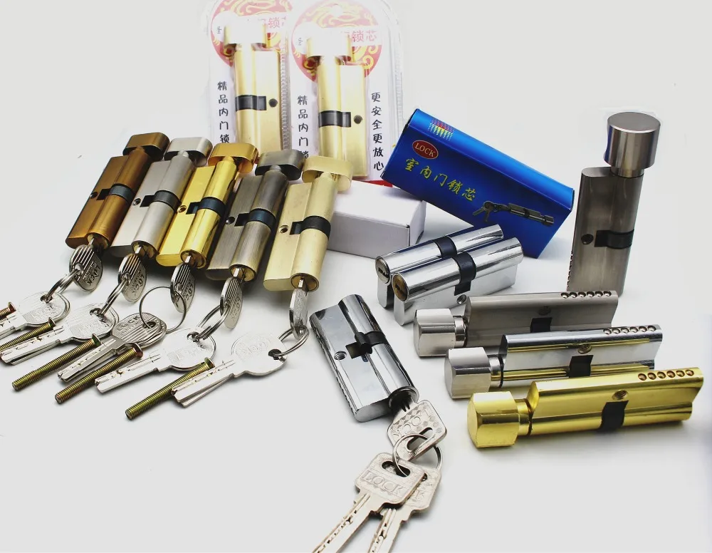 70mm GP/CP/NP door lock cylinder with peanut thumb for 5845 lock body