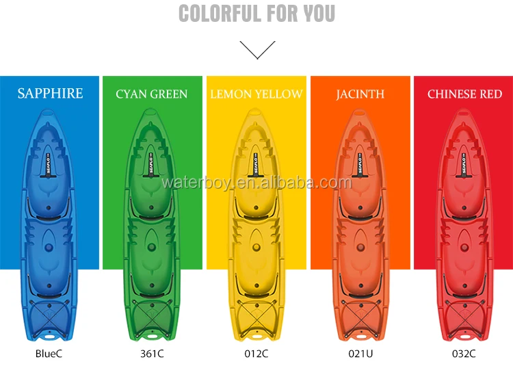 Семейная байдарка Sit-on-Top для длительных приключений на весла с четырьмя подставками