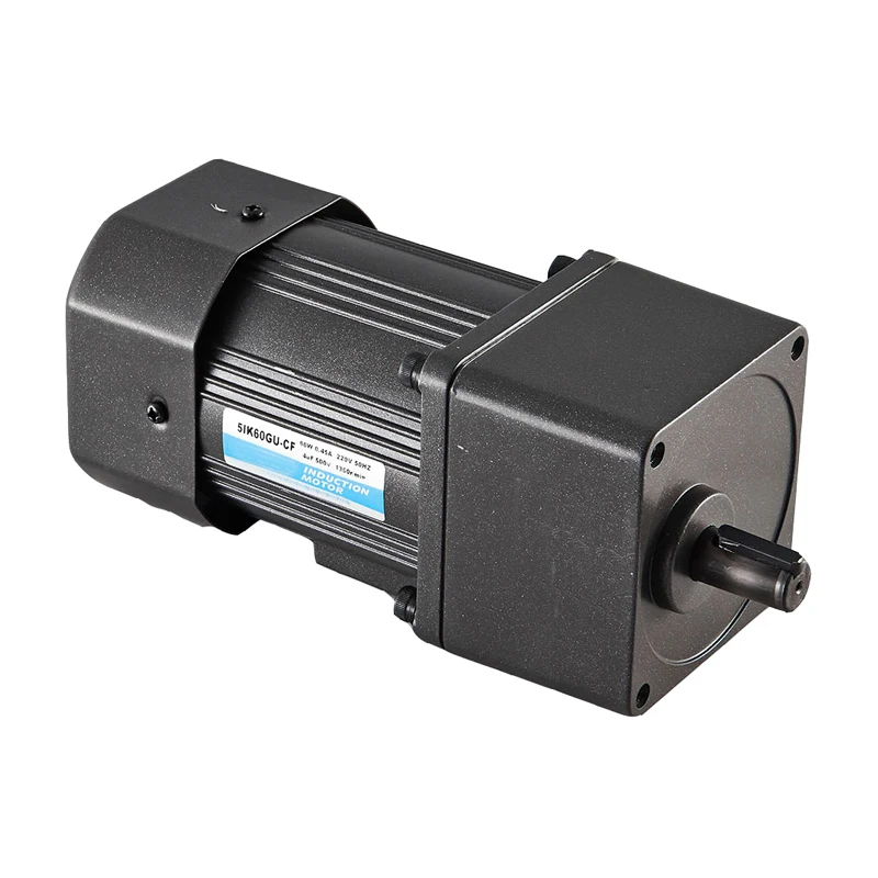 90mm 40w single phase and three phase induction ac geared magnetic brake motor
