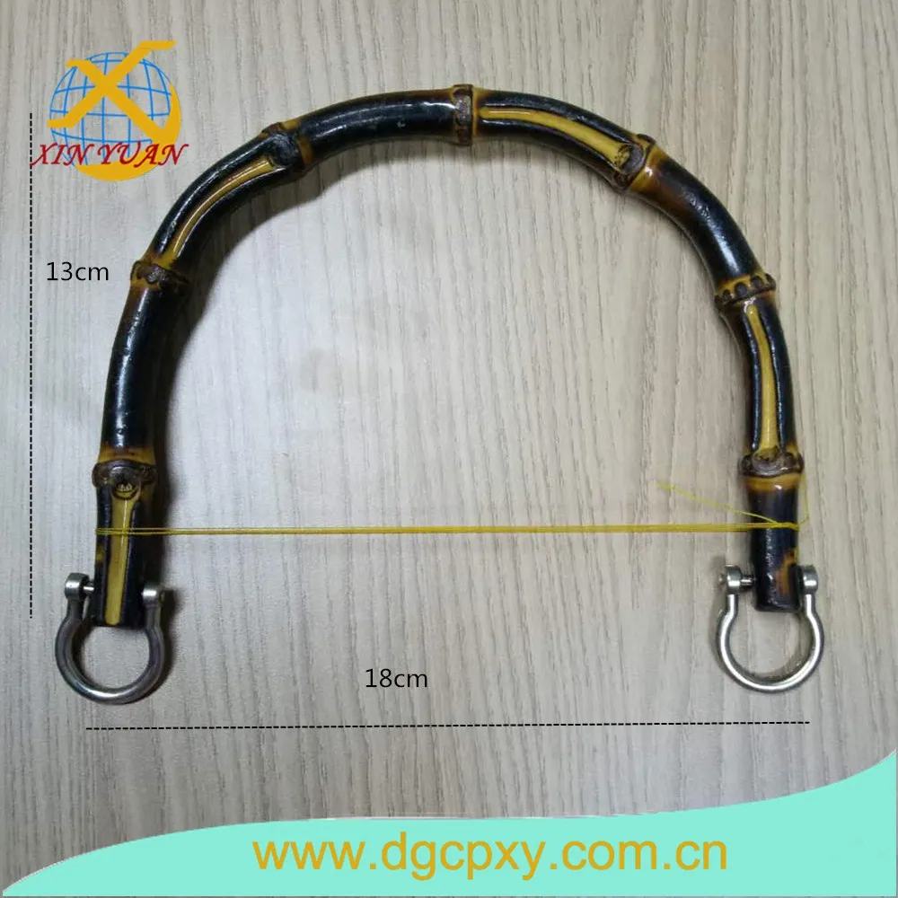 16.5*13cm Clutch Bag Bamboo Handle Bamboo Handbag Handles
