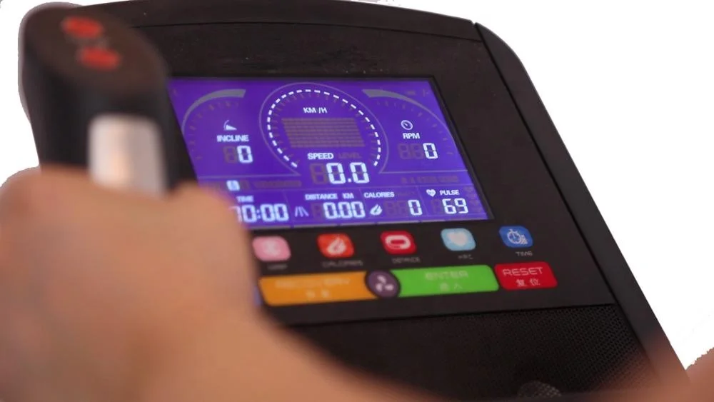 Life fit orbital magnetic gym smart elliptical cross trainer with lcd screen