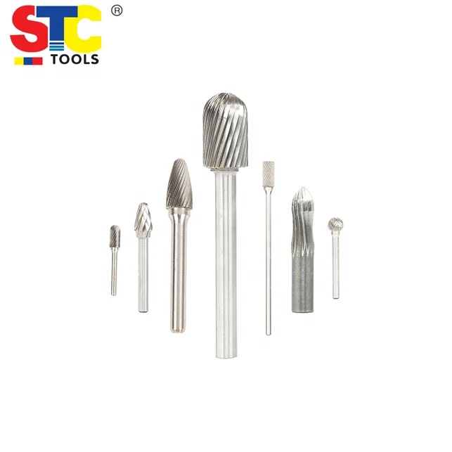 HSS rotary burr carbide milling cutter for Die Grinder Drill bit Metal Wood Carving Engraving Polishing Drilling