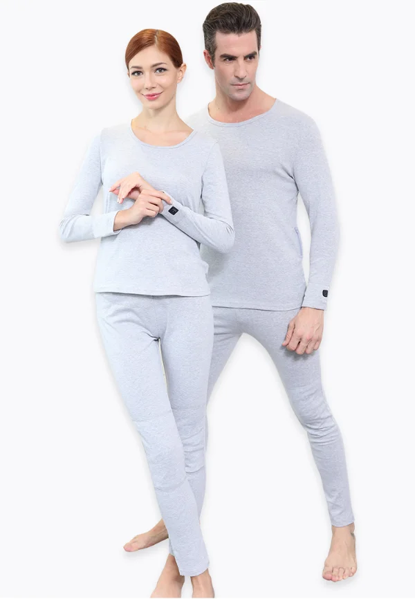 
Full Set Outdoor Use Smart Wearable Battery Heated Long Underwear For Body Warming 