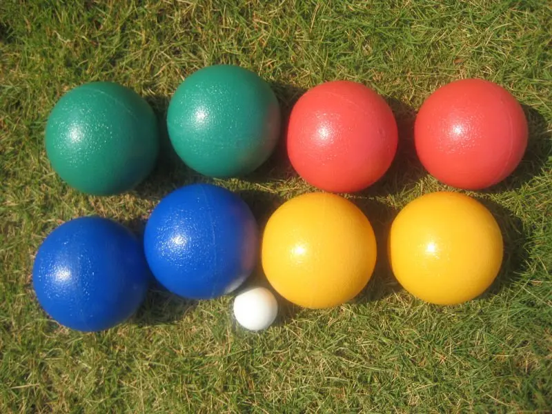 Wholesale 8 Balls 84Mm Plastic Bocce Ball Petanque Boules