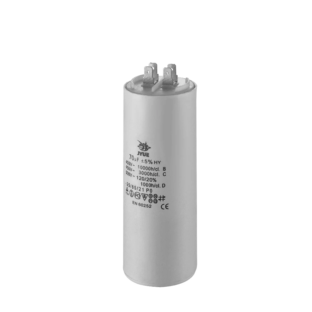 Индивидуальный конденсатор cbb60 450vac 50/60hz 25/70/21 для водяного