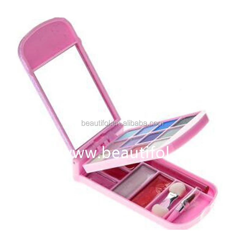 Kids organic beautiful blends makeup palette, eyeshadow, blush, concealer, lip gloss combination cosmetics eyeshadow