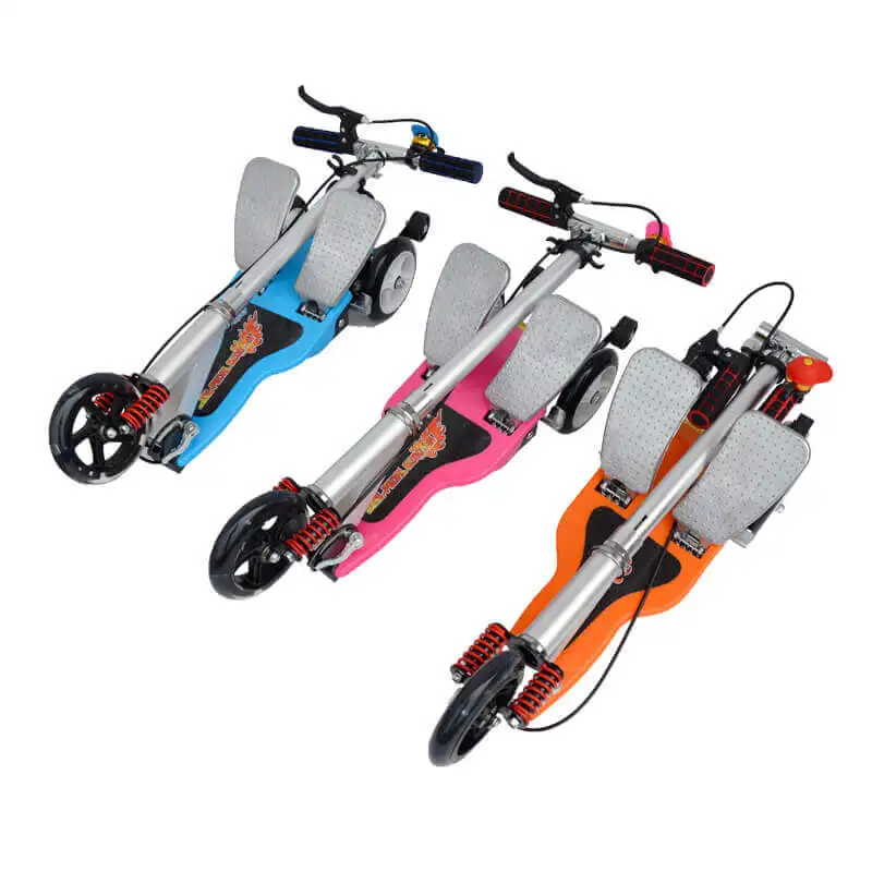 Hot Sell CE Approved Hot Selling Big Wheels Kids Dual Foot Pedal Kick Scooter