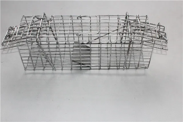 Mouse Cage Animal Foldable Trap Large Animal Box Trap For Possum Cat Rabbit Woodchucks Hare