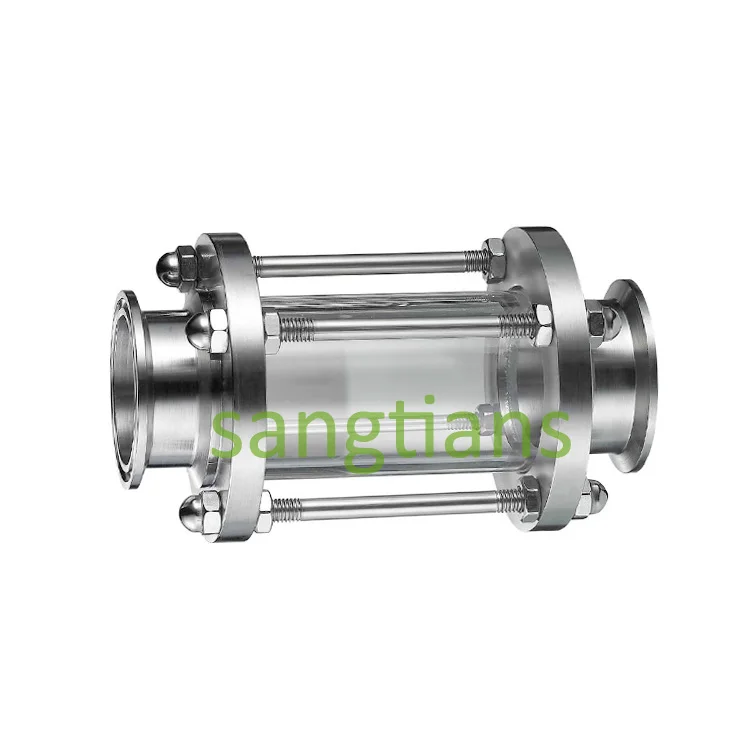 sanitary sight glass SS304 flow Indicator food grade tri clamp sight glass