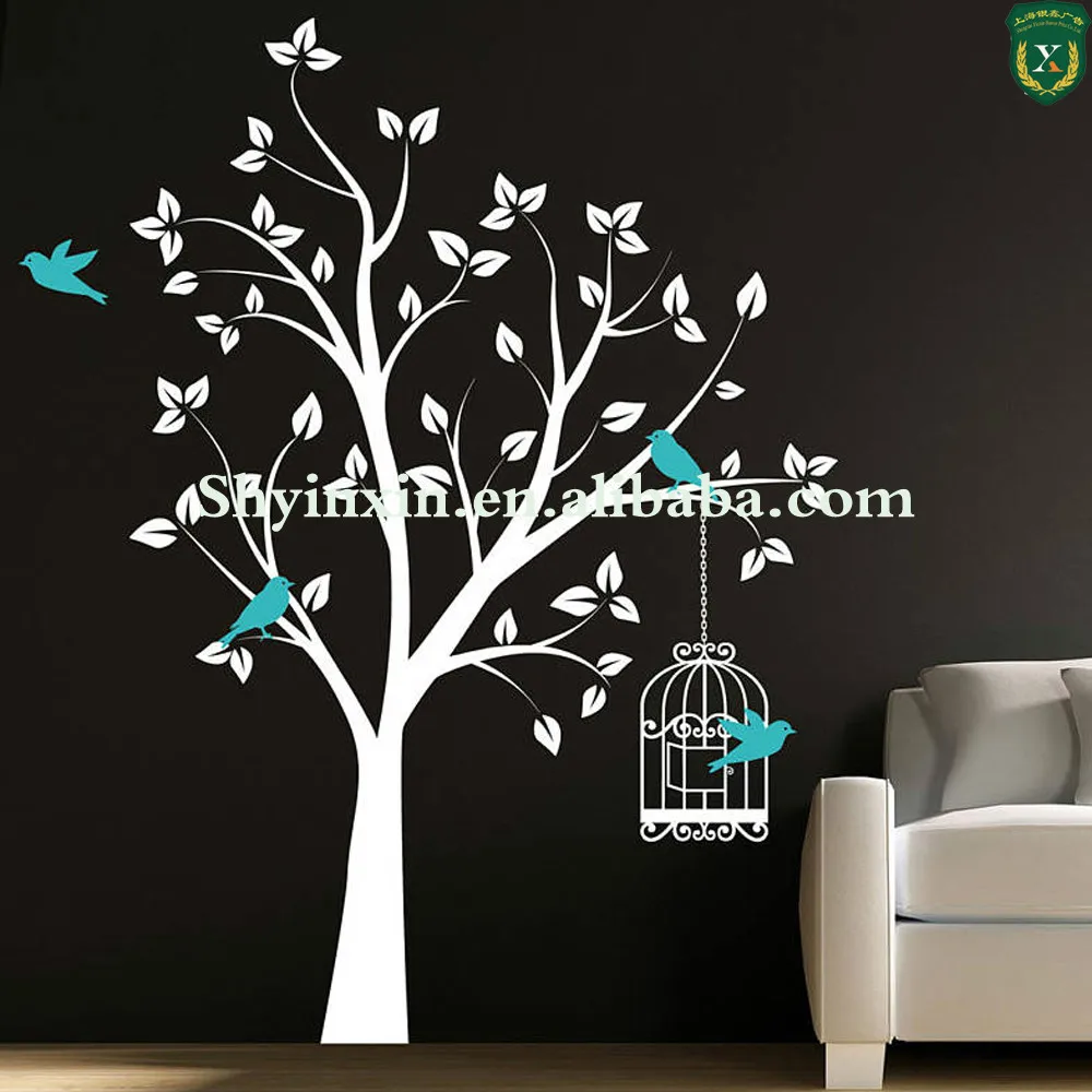 Durable quality custom design removable art adhesive wall vinyl decals