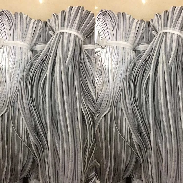 hi viz glow in the dark ribbon reflective piping reflective yarn thread for knitting