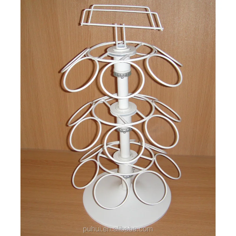 Jewelry Display Metal Wire Custom Made Retail Shop Table Stand Steel Grid Wire Metal Expositor