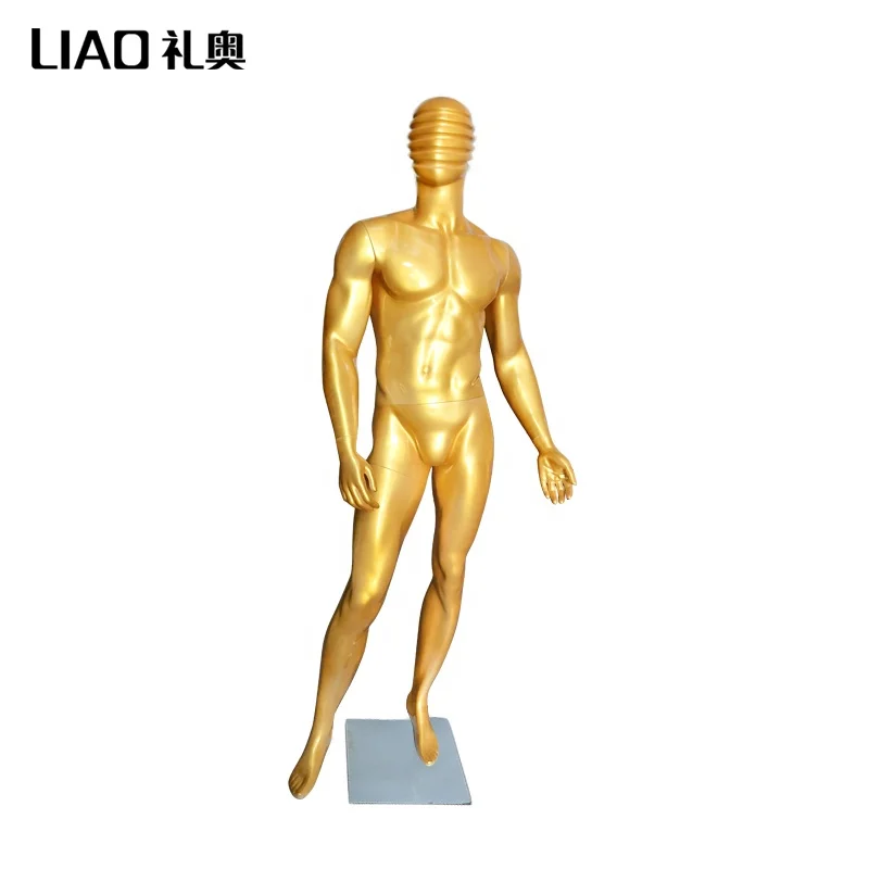 Factory Wholesale Female male dummy golden mannequin