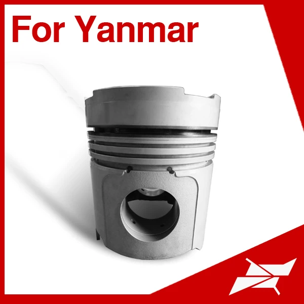 Piston for Yanmar 6LAAK-UT diesel engine parts