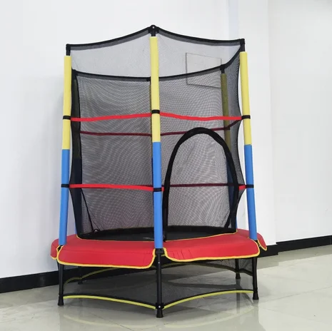 
sport entertainment child toy and gift mini trampoline 55inches indoor trampoline 