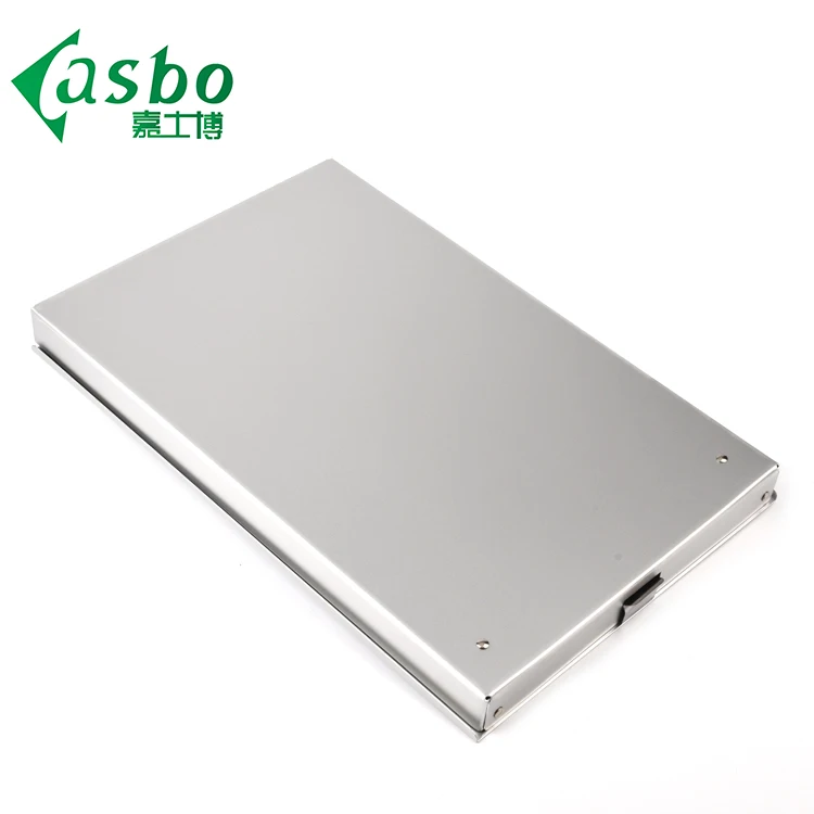 Multifunctional Customized logo storage aluminum case clipboard