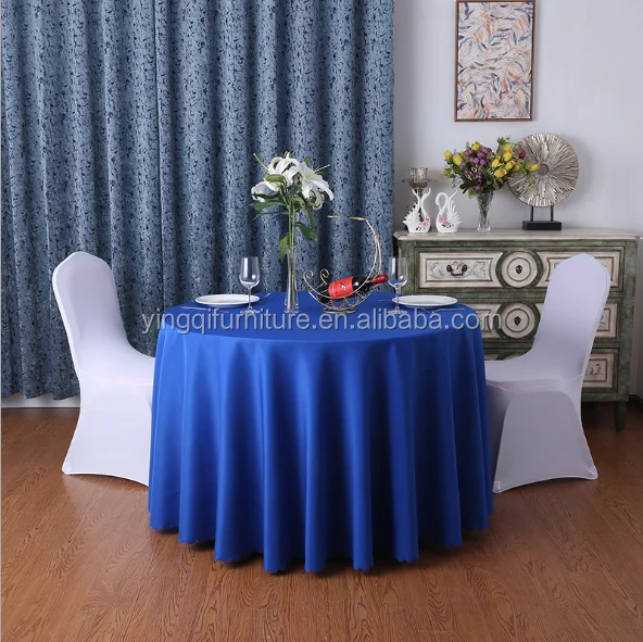 Cheap Polyester Satin Table Cloth for Wedding Decoration