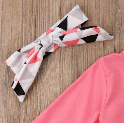 Cheap Wholesale Popular Kids Clothes Elegant 2 Pcs Sets Girls Clothing Sets