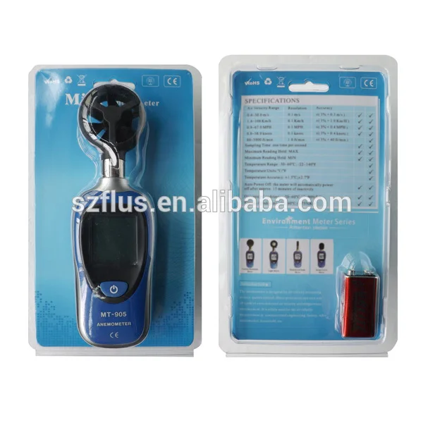 Бренд мини жк смарт скорость ветра датчик измерения метр спорт анемометр показатель температуры