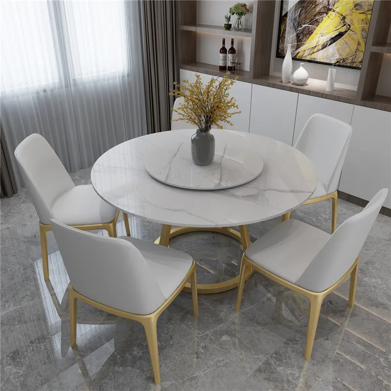 2021 Euro luxury easy clean living room hotel restaurant marble dining table
