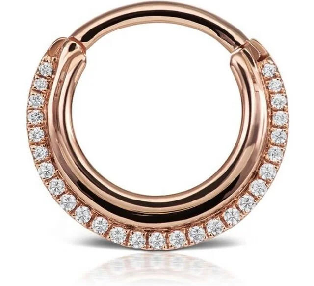 Сегментное кольцо для пирсинга носа из титана ASTM F136