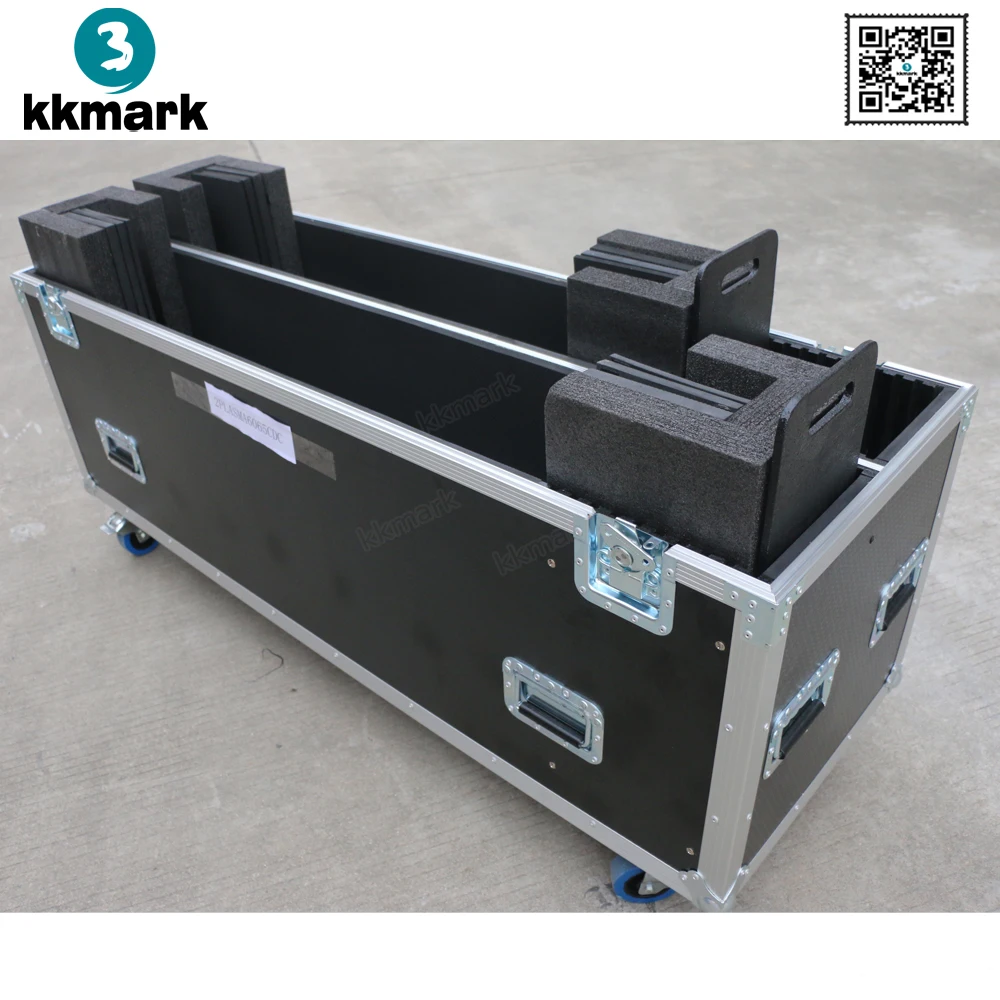Universal Dual Plasma Flight Case for 60 65 inch Monitors LCD TV