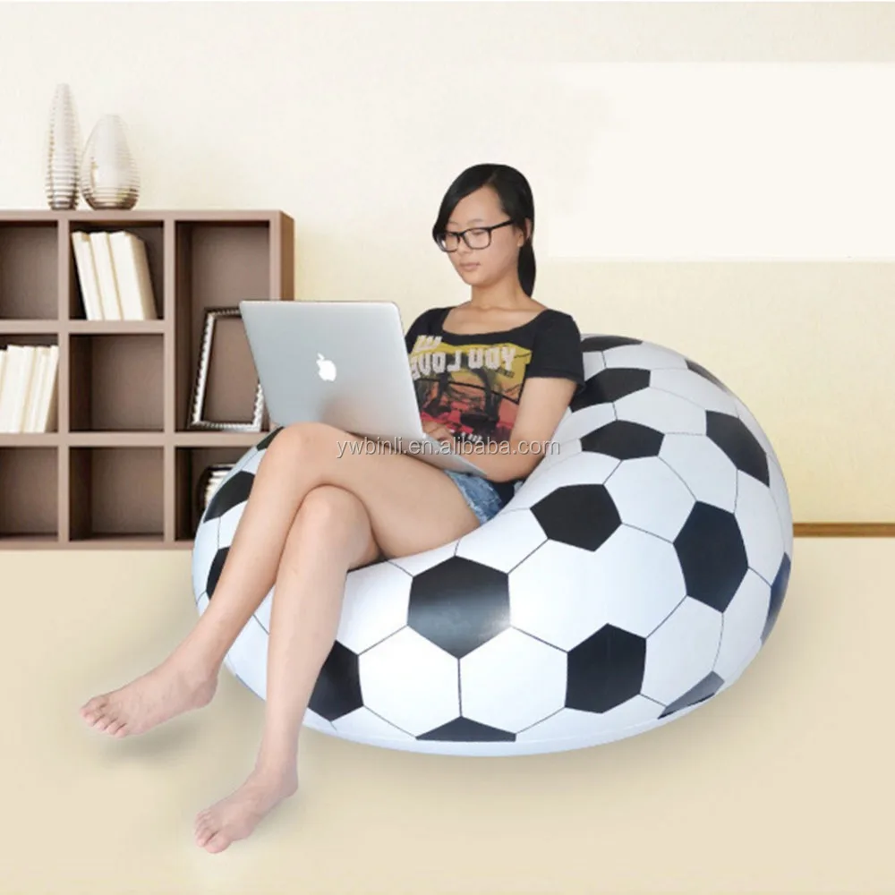 Living room inflatable soccer ball chairs self bean bag Portable Outdoor garden Sofa Living Room Furniture